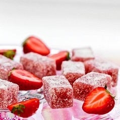 Aardbeien snoepjes