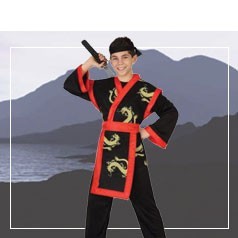 Samurai Kostuums voor Kinderen