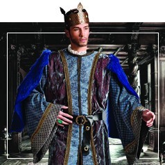 Koning Middeleeuws Kostuum