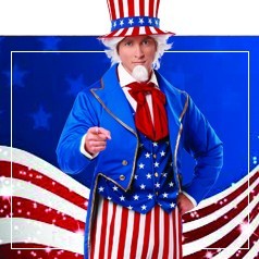 Uncle Sam Kostuums