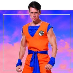 Goku Kostuums voor Mannen