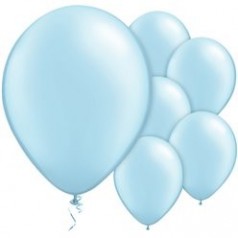 Hemelblauwe ballonnen