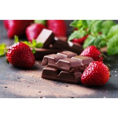 Chocolade Met Aardbei