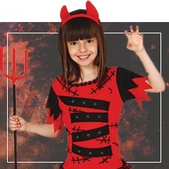 Demon Kostuum voor meisjes