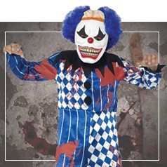 Duivelse clown kostuums voor kinderen