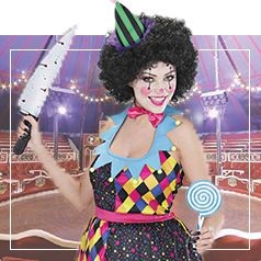 Duivelse Clown Kostuums voor Dames