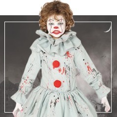 Duivelse clown kostuum voor meisjes