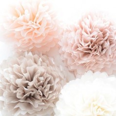 Pompoms voor Bruiloft