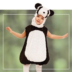 De Kinderen Panda Kostuums