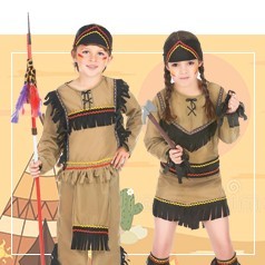 Kinderen Kostuums Indiaan