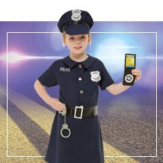 Politie Meisje Kostuums
