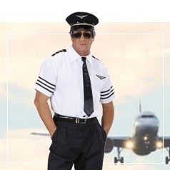 Piloten Kostuums voor Mannen