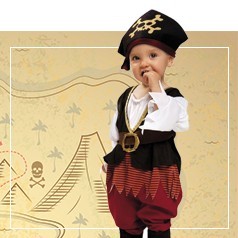 Piraten Kostuums voor Baby's