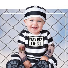 Gevangene Kostuums voor Baby's